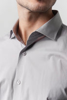 Plain Shirt - Grey - Mendeez