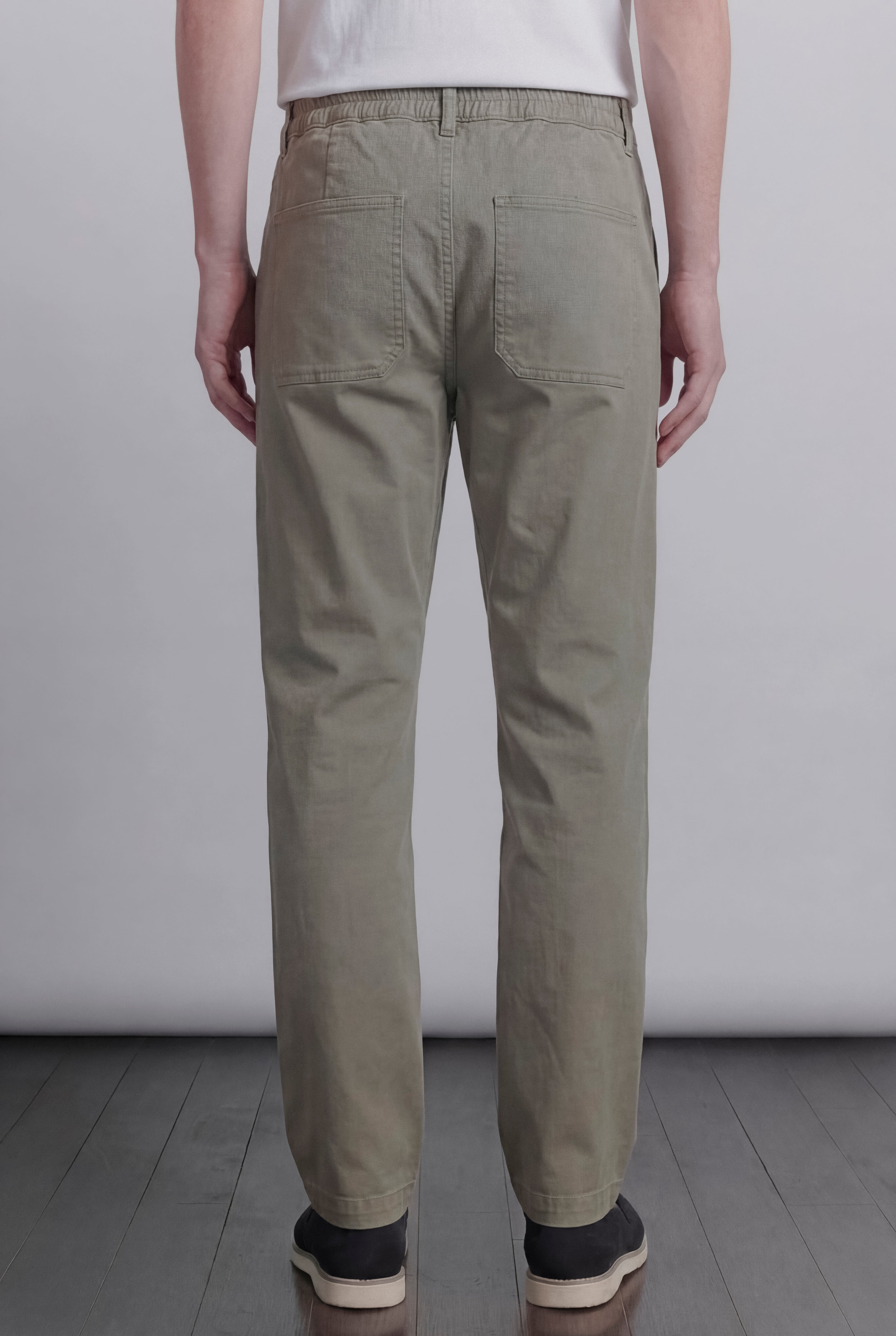 Pleated Pants - Sage Green - Mendeez