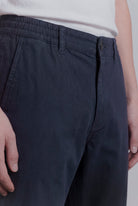 Pleated Pants - Navy Blue - Mendeez