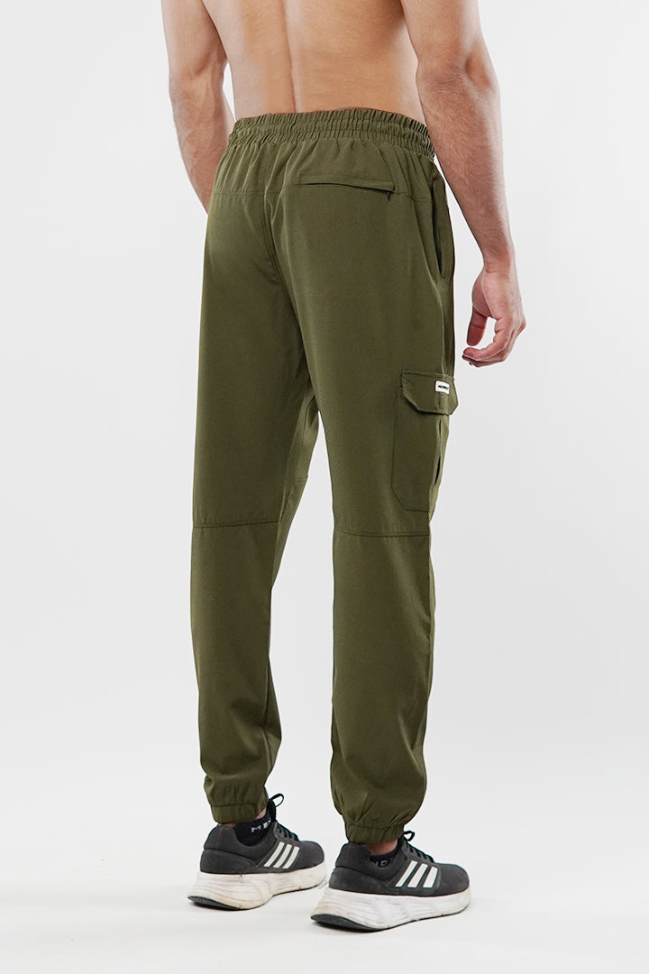 Cargo Jogger Pants - Army Green - Mendeez
