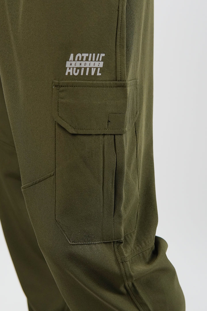Cargo Jogger Pants - Army Green - Mendeez