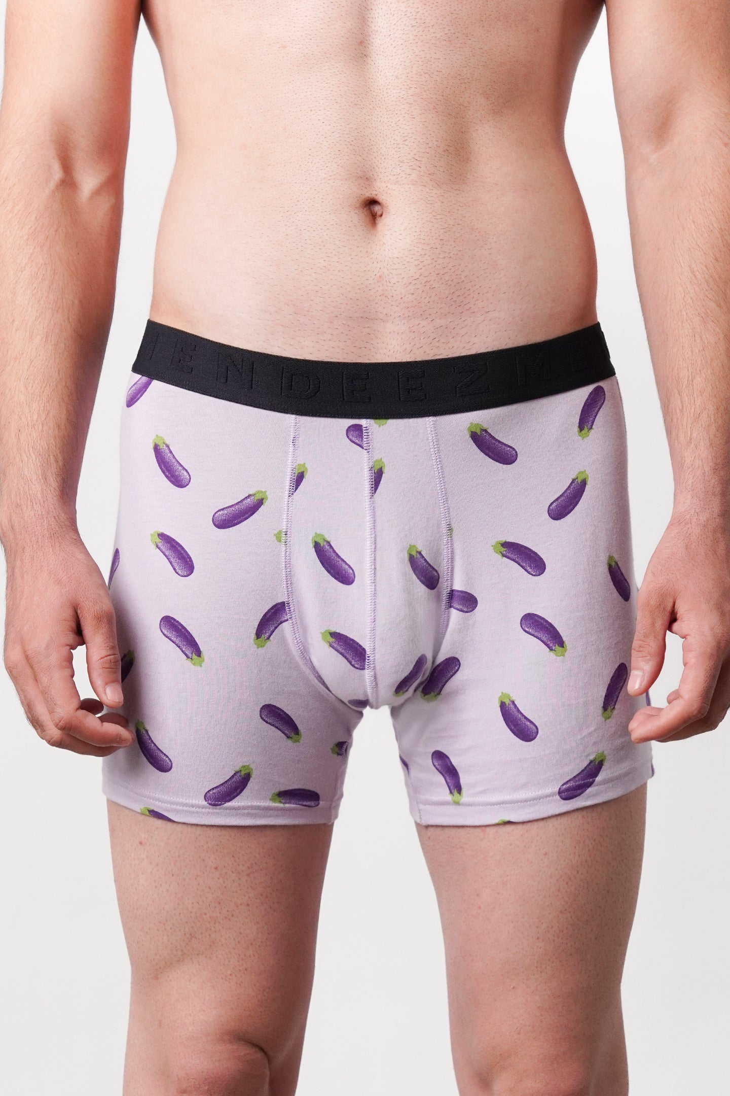 Printed All Day Boxers - Purple - Mendeez