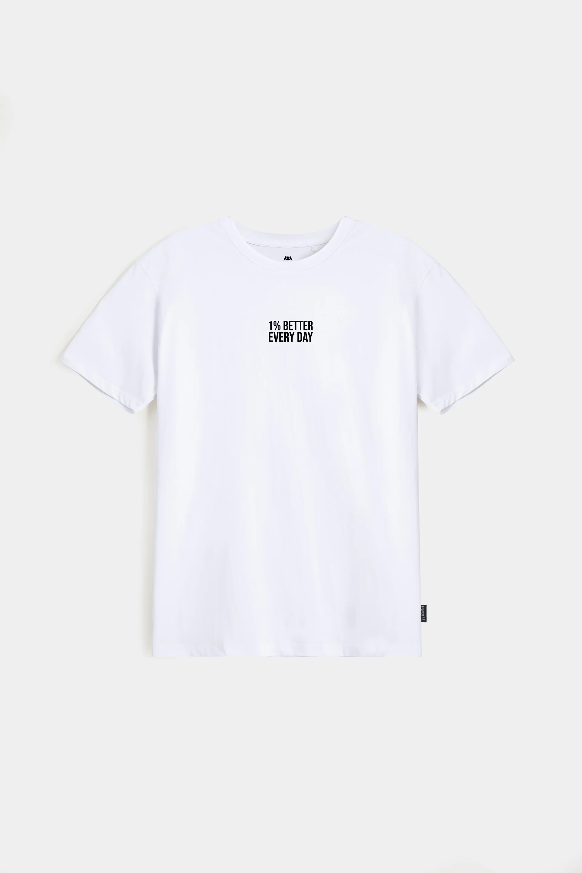 Printed Graphic Tee - White - Mendeez