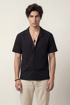 Cuban Shirt - Black - Mendeez