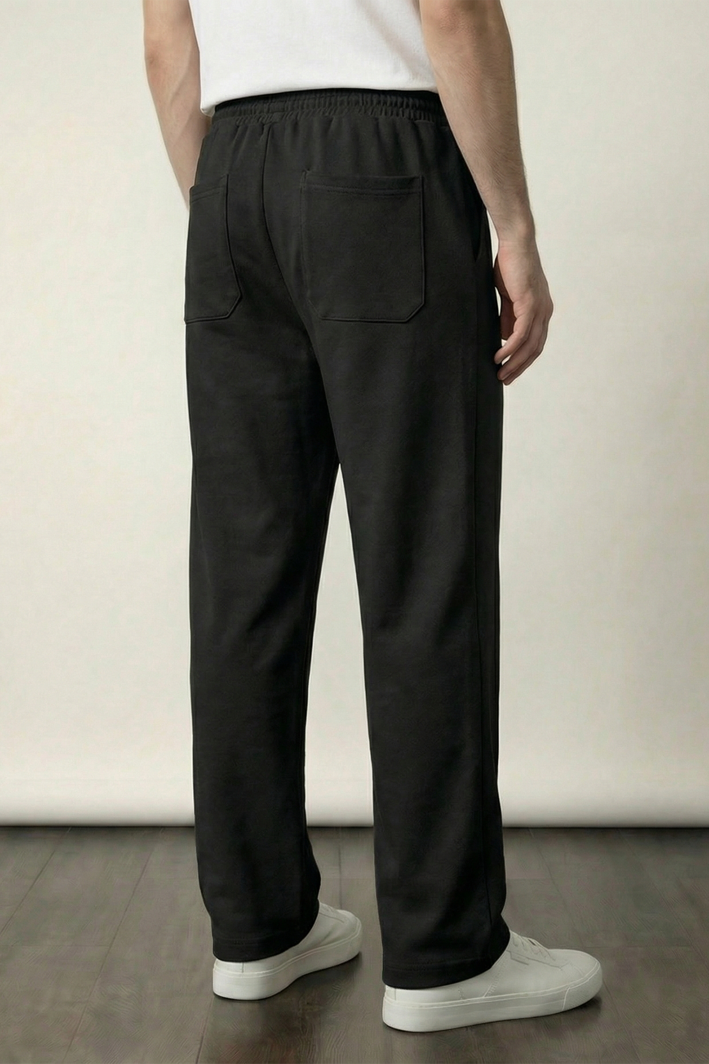 Pintex Jogger Pants - Black - Mendeez