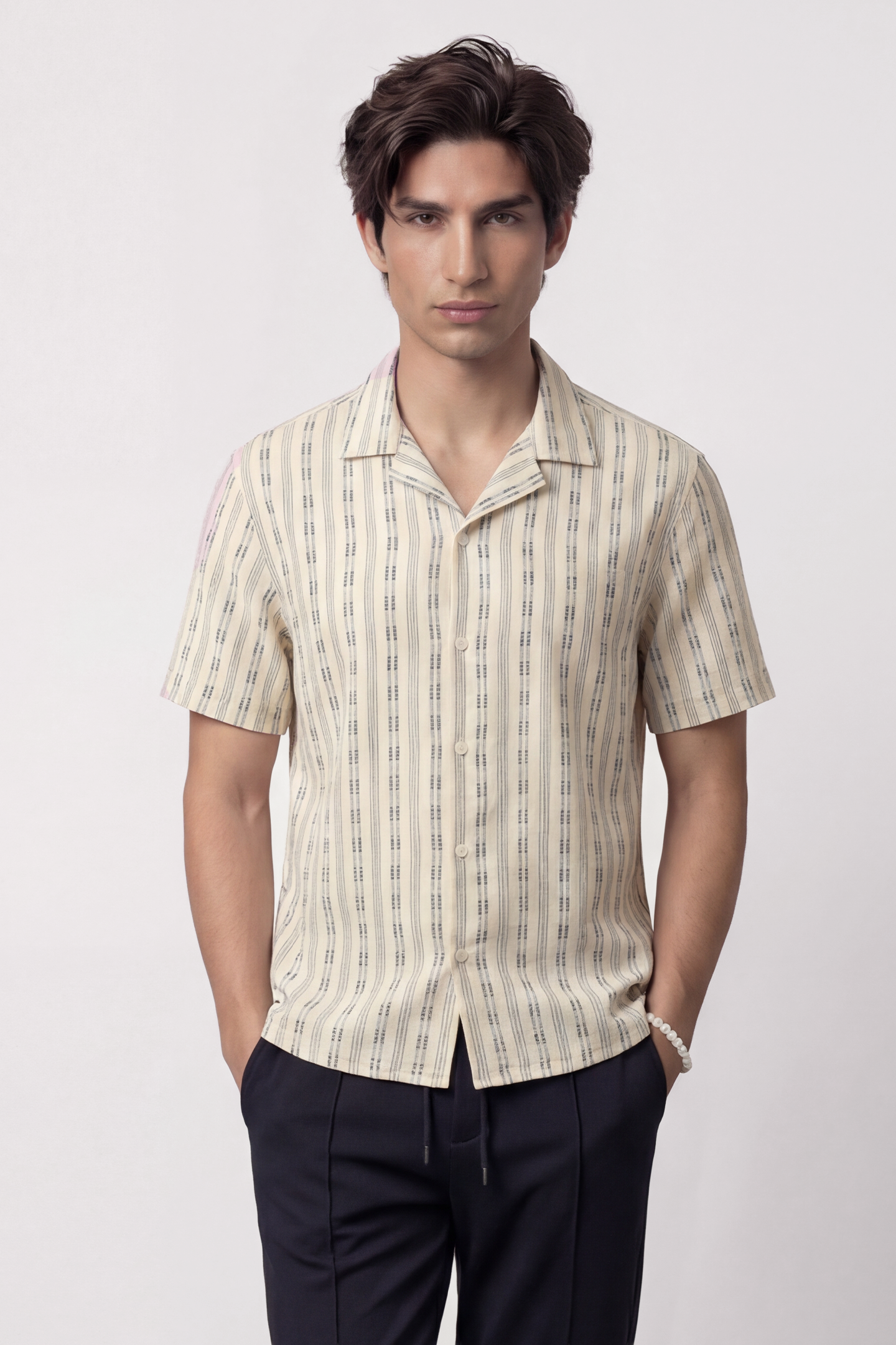 Cuban Shirt - Cream - Mendeez