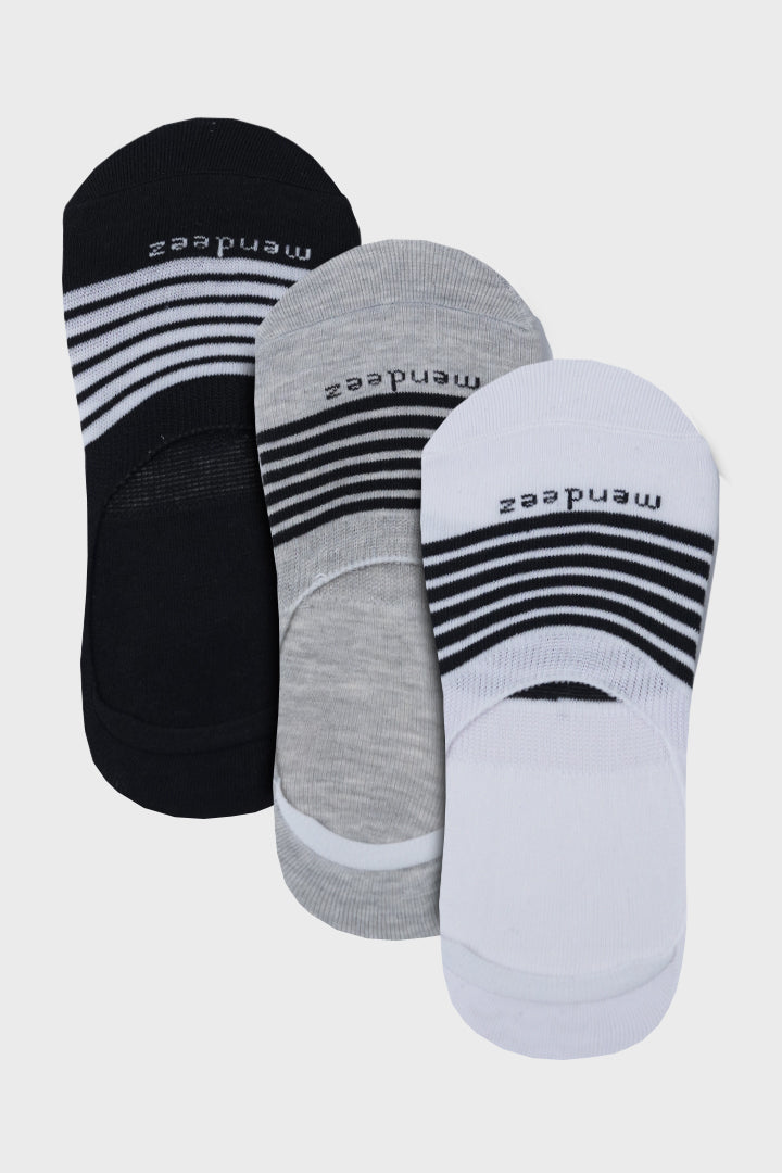 No Show Socks - Pack of 3 - Mendeez