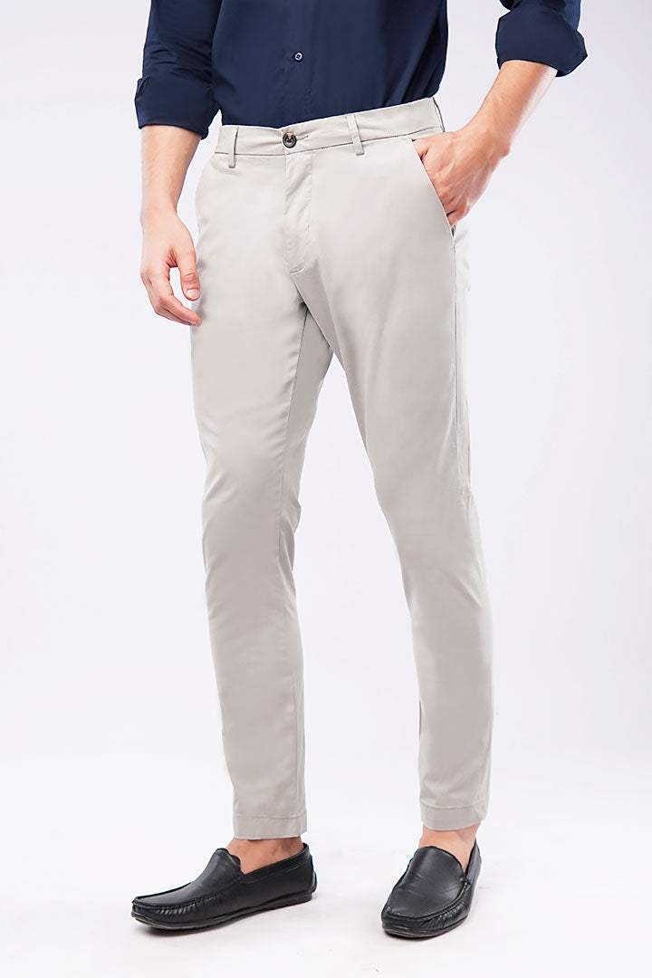 Slim Fit Chinos - Sage Green - Mendeez