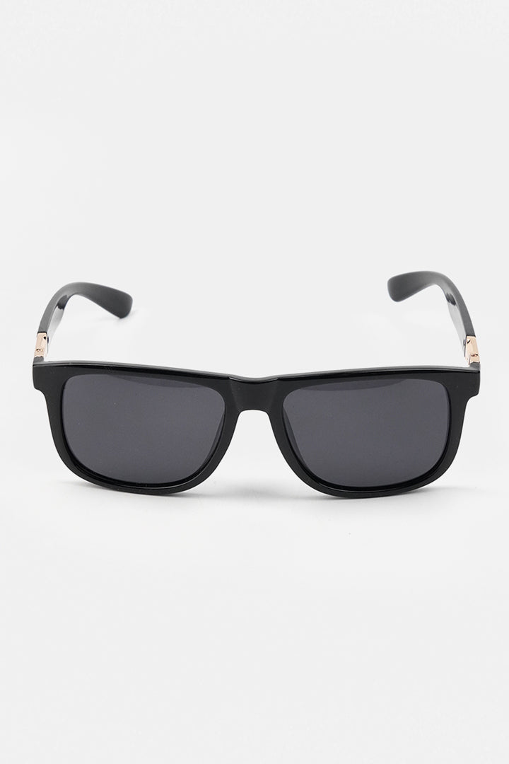 Sports Square Sunglasses - Black - Mendeez