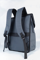 Urban Commuter Roll-Top Backpack – Stealth Grey-3-MENDEEZ