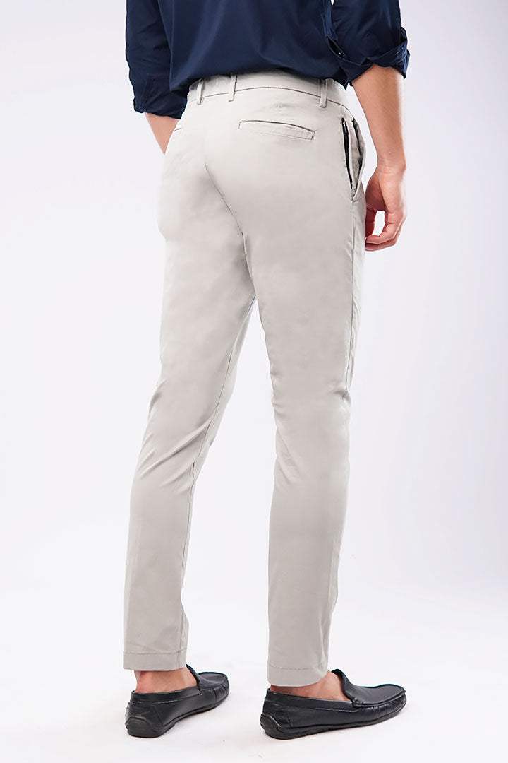 Slim Fit Chinos - Sage Green - Mendeez