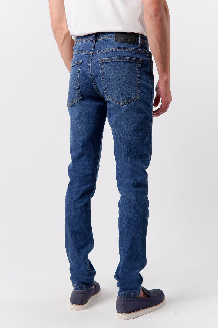 Slim Fit Denim - Medium Blue - Mendeez