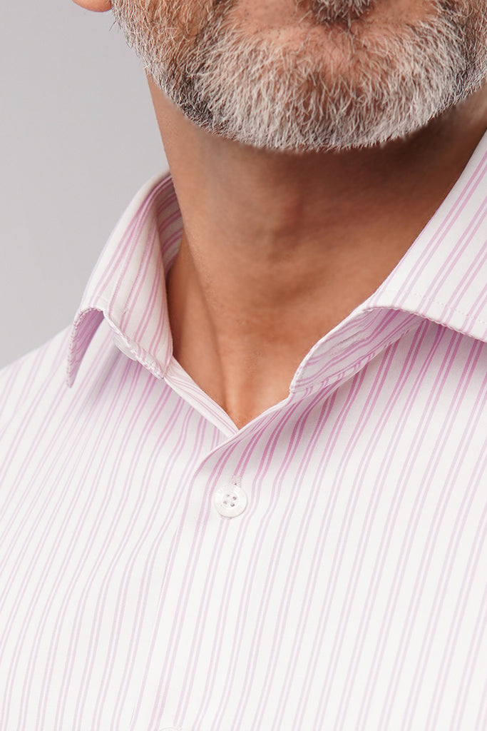 Striped Shirt - Pink - Mendeez