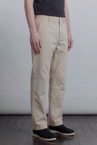 Pleated Pants - Cream - Mendeez