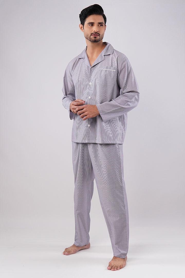 Nightfall Stripes Night Suit - Mendeez PK 