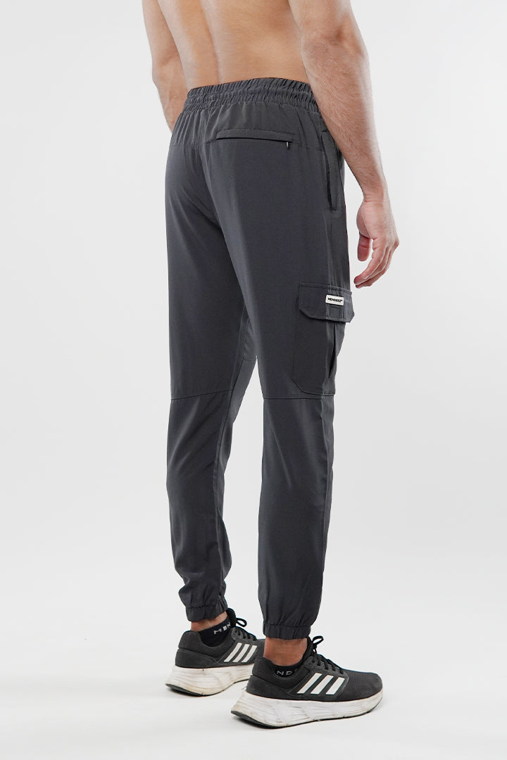 Cargo Jogger Pants - Grey - FA - Mendeez
