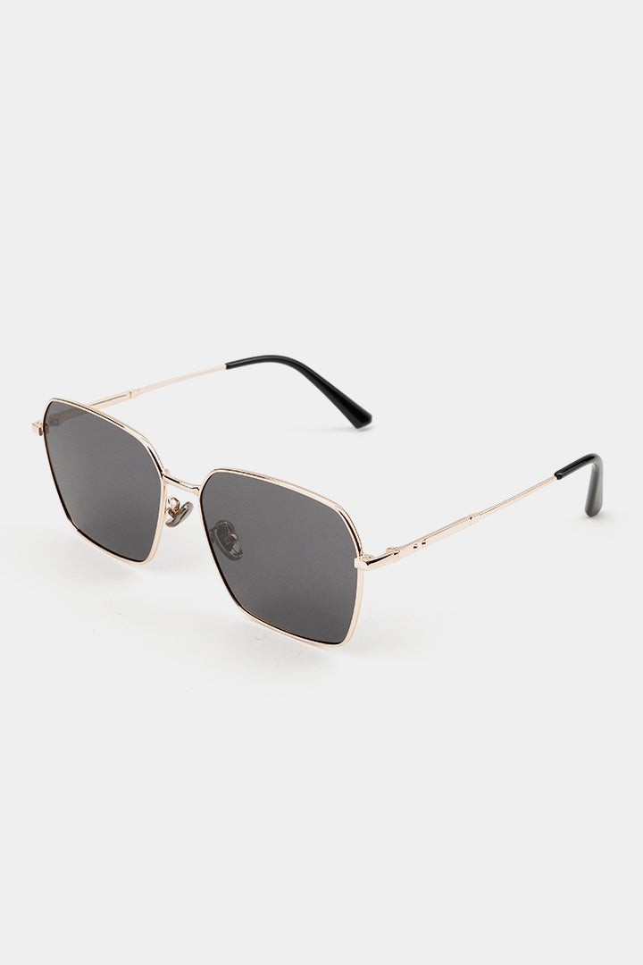 Simon Square Sunglasses - Gold - Mendeez