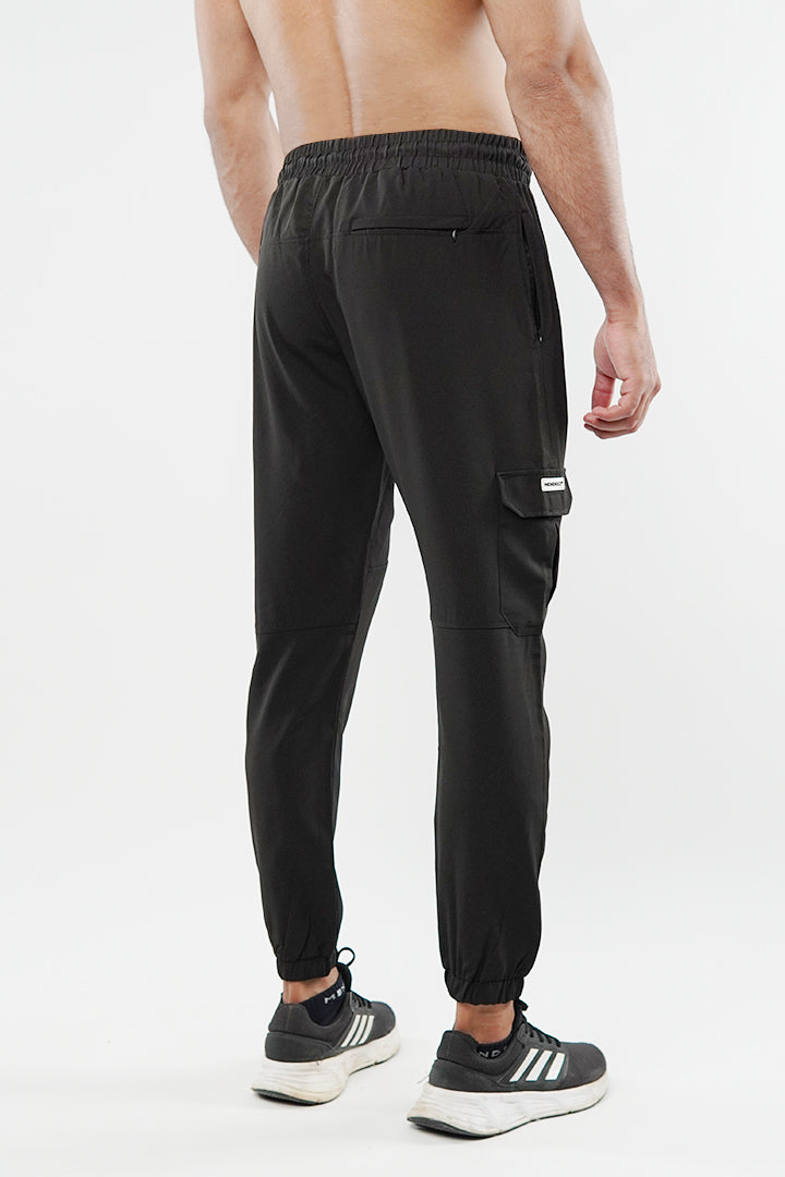Cargo Jogger Pants - Black - Mendeez