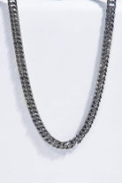 Miami Cuban Link Chain - Silver - Mendeez