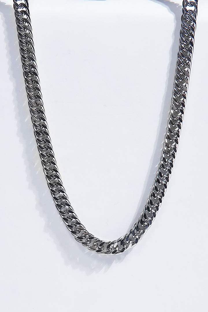 Miami Cuban Link Chain - Silver - Mendeez