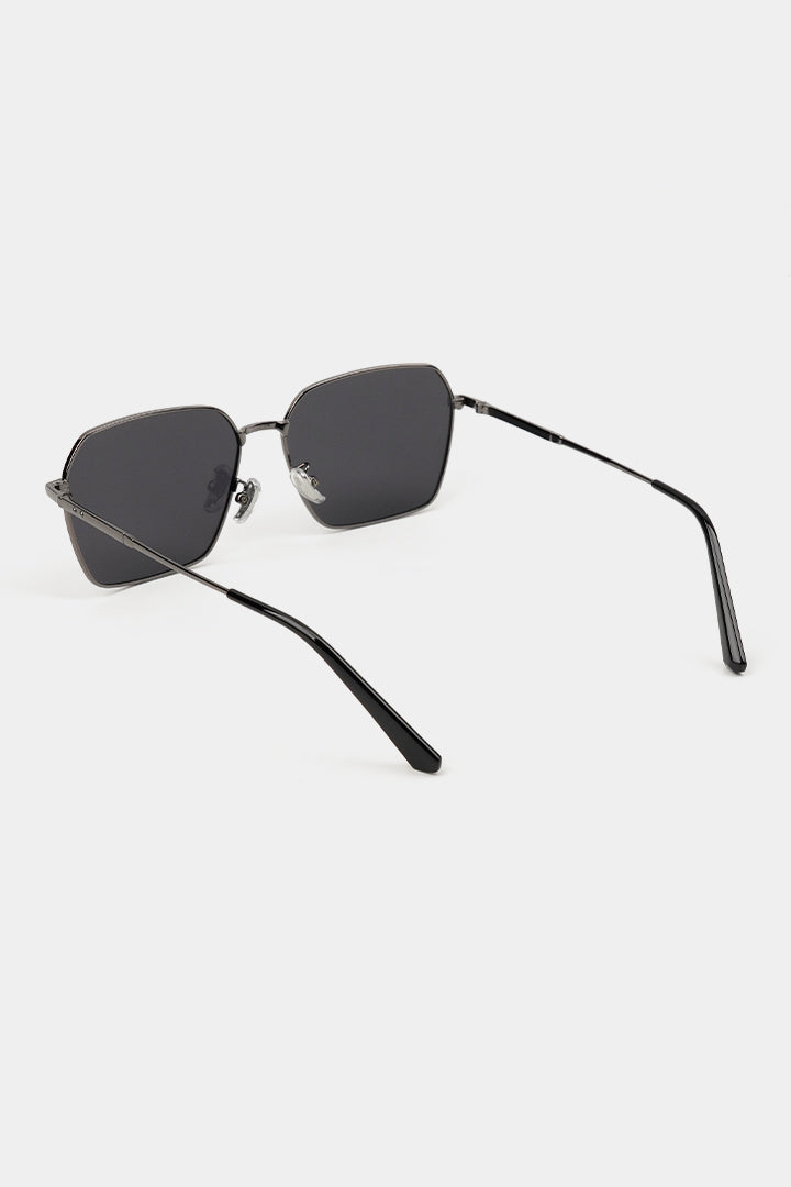 Simon Square Sunglasses - Black - Mendeez