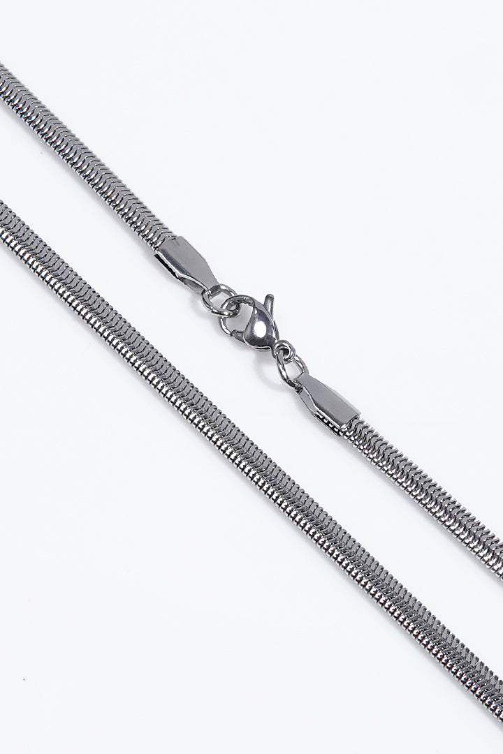 Flat Snake Chain - Silver - Mendeez