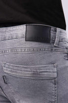 Faded Slim Fit Denim - Charcoal Grey - Mendeez