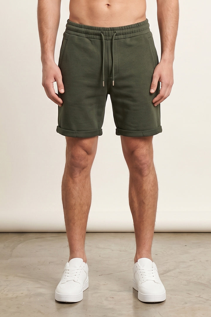 Shorts - Olive Green-1-MENDEEZ