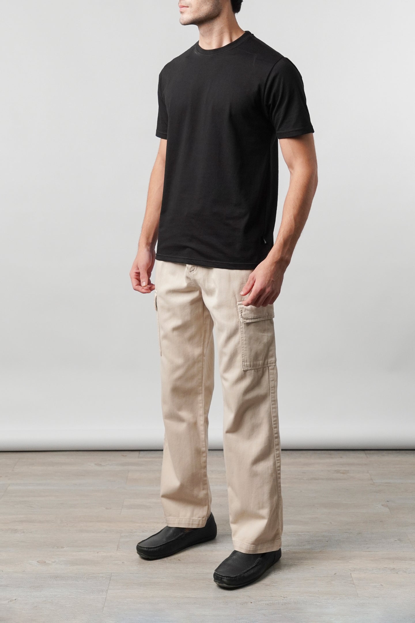 Loose Fit Cargo - Beige - Mendeez