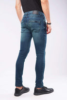 Faded Slim Fit Denim - Vintage Blue - Mendeez