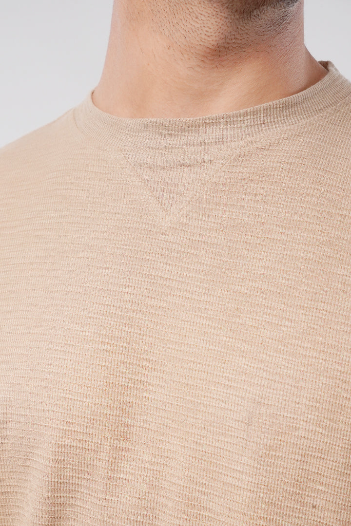 Thermal Sweatshirt - Sand - Mendeez