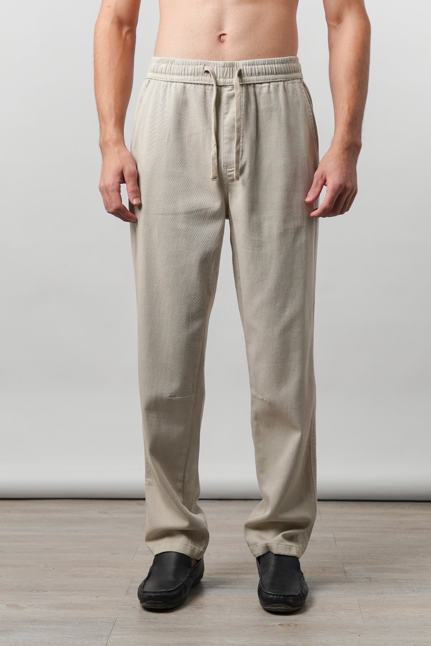 Straight Jogger Pants - Sand - Mendeez