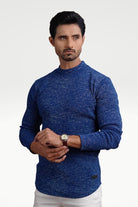 Sapphire Nightfall Mock Neck Sweatshirt - Mendeez PK 