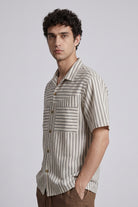 Striped Shirt with Double Pockets — photo 2