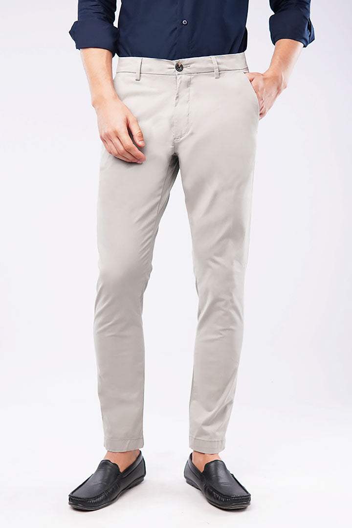 Slim Fit Chinos - Sage Green - Mendeez