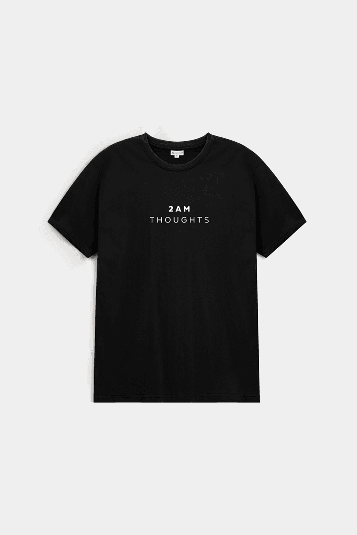 Printed Graphic T-Shirt - Black - Mendeez