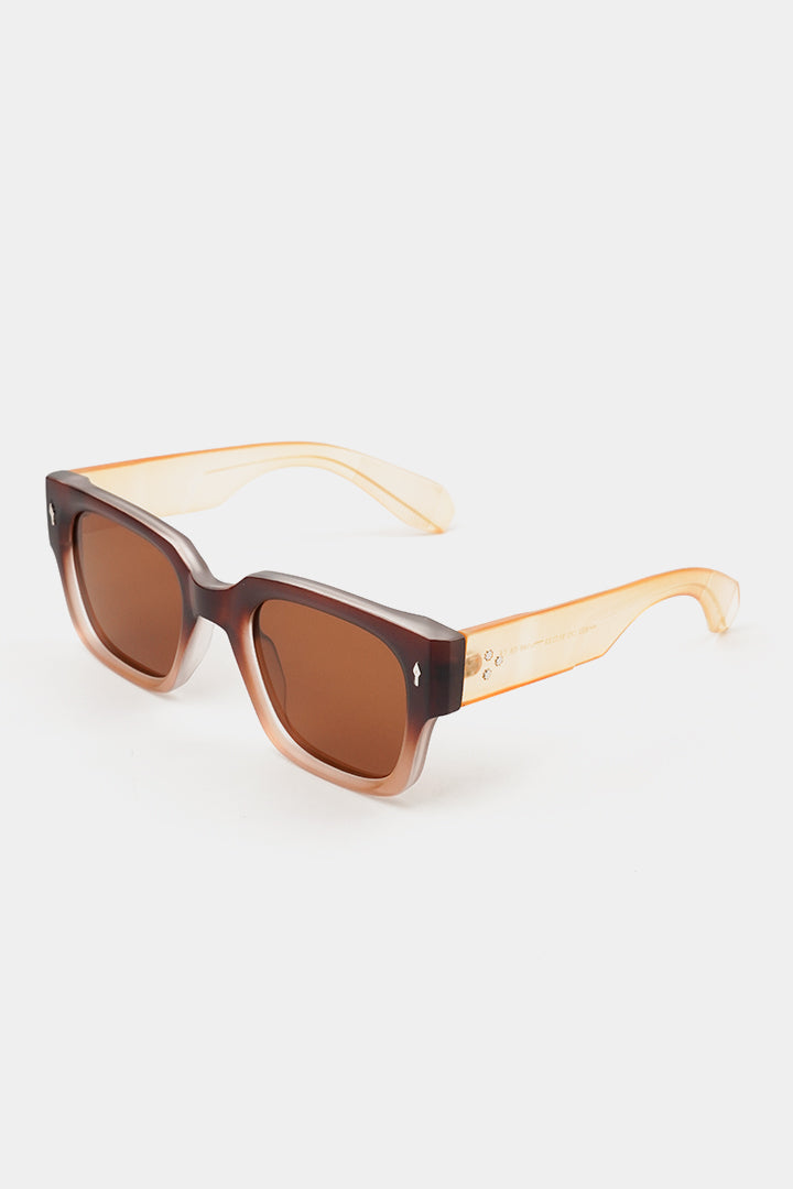 Square Sunglasses - Brown - Mendeez