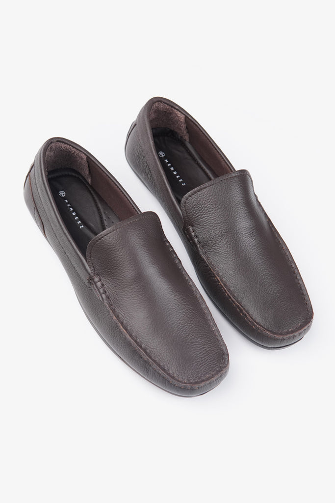 Classic Loafer Shoes - Brown - Mendeez