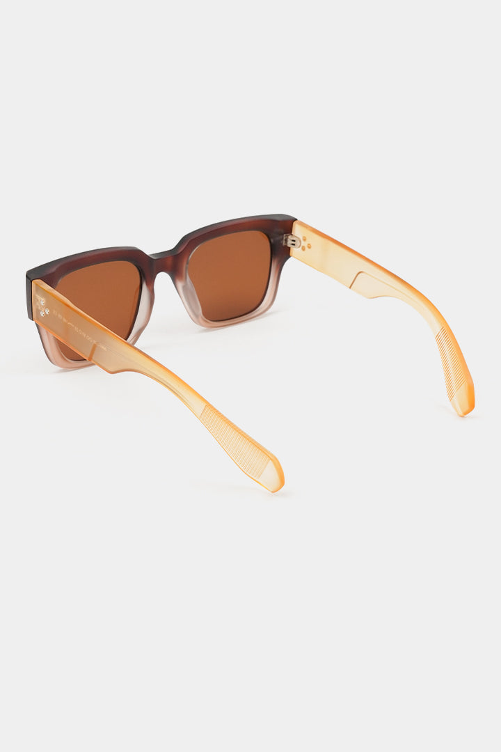 Square Sunglasses - Brown - Mendeez