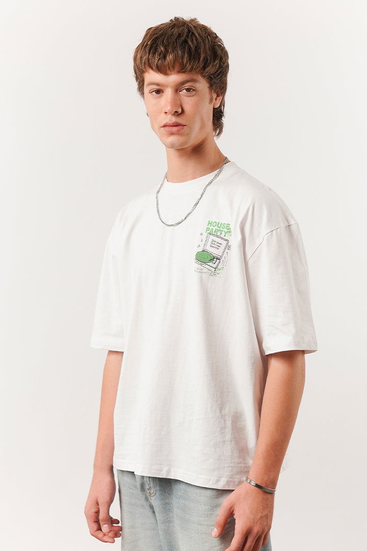 Box Fit Tee - White - Mendeez