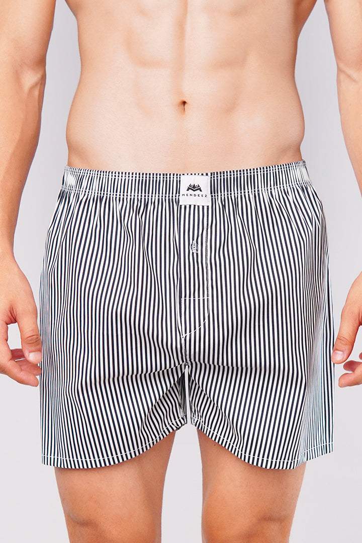 Zebra Stripes Woven Boxer Shorts - Mendeez PK 