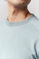 Side-Pocket Sweatshirt - Sage Green - Mendeez