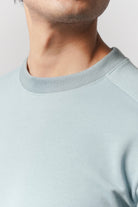 Side-Pocket Sweatshirt - Sage Green - Mendeez