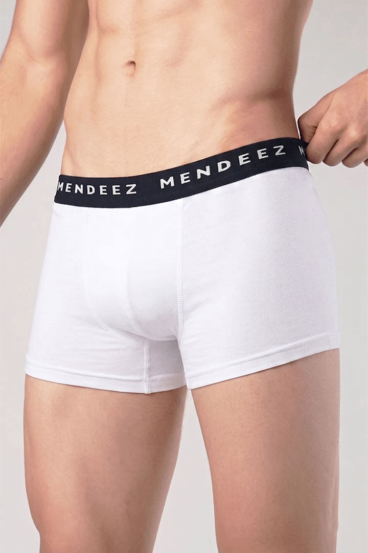 Boxer Trunk - White - FA - Mendeez