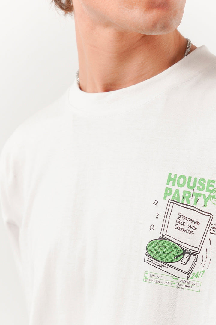 Box Fit Tee - White - Mendeez