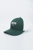 Paris Capital Trucker Cap - Dark Green-2-MENDEEZ