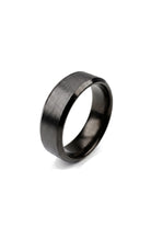 Classic Matte Band Ring - Black - Mendeez