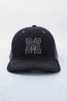 Varsity M Trucker Cap - Black-2-MENDEEZ