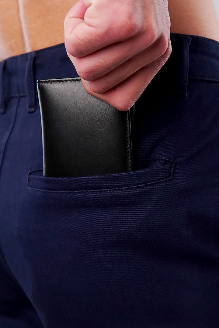 Straight Cargo Pants - Navy Blue - Mendeez