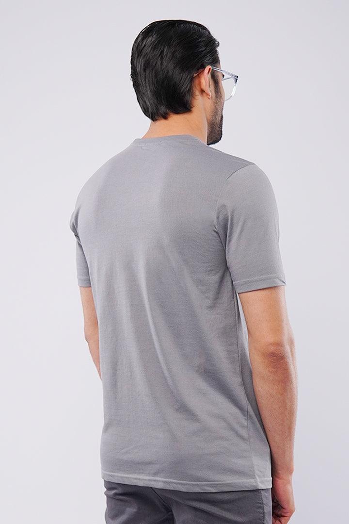 Metallic Grey Crew Neck - Mendeez PK 